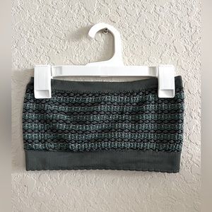 aerie green strapless top